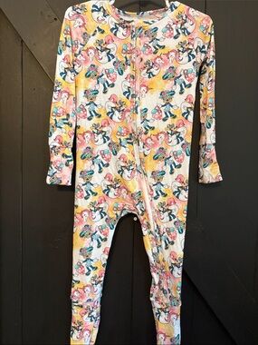 BAMBOO Multicolor Unicorn & Minnie Mouse Zippie